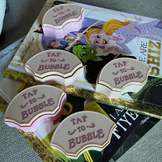 Click the bubble - fingertip button