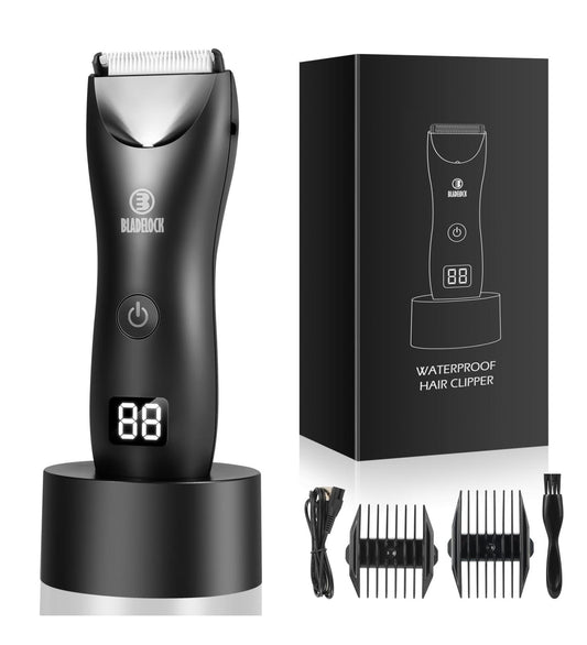 👨Men Body Hair Trimmers Electric LCD Battery Indicator